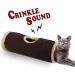 ALL FOR PAWS Collapsible Cat Tunnel - Interactive Crinkle Toy Tube with Soft Lambswool - Fun Play Tunnel for Cats - Buy Online on GoSupps.com