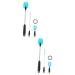 Amosfun 6 STK cleaning brush straw water cleaner brush multi -purpose -cleaner bottle with a straw cleaner brush brush cleaner stainless steel cup lid of three -part suit
