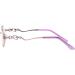 Zukky Anti-Blue Light Glasses for Women - Purple Oval Lens Hollow Temple Metal Frame Reader AM21 (Size: 1.5x) | Stylish Eye Protection - Buy Online on GoSupps.com
