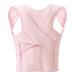 Posture Corrector for Men and Women Back Support Posture Corrector for Pain Relief Small Pink