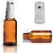 Buy 10x 30ml Brown Glass Spray Bottles with Pump Atomizer & Protective Caps - Ideal for Travel & Cosmetic Use - Buy Online on GoSupps.com