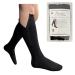Presadee Original Closed Toe 20-30 mmHg Zipper Compression Calf Leg Socks Large/X-Large (1 Pair) Black