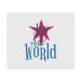 2 x "Joy to the World" microfiber cleaning cloths for glasses (LC00024177)