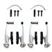TEKTRO 857AL Linear Pull Brake Set Long Arms 110mm, Silver, MH1814