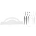 Lashes Display Rack Reusable False Eyelashes Display Sticks Clear Stand For Home - Buy Online on GoSupps.com