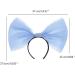 JSGHGDF Elegant Bowknot Hairband Delicate Decoration Hairpin Oversized Bow Knot Headband Ornament Headwear for Women and Girls Blue - Buy Online on GoSupps.com