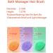 Pack of 2 Hair Scalp Brushes for Dandruff Cleaning & Shower Massage (Orange/Violet) - Buy Online on GoSupps.com