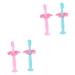 Minkissy toothbrush with 4 bristles toothbrush for training toothbrush toothbrush finger brush newborn child toothbrush oral care cleaning