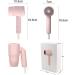 JYYBN 800W hairdryers for Women Cute Travel Hair Dryers Compact Portable Hair Dryer Student Mini Hair Dryer 3 Temperature and 2 Wind Speed Folding Handle Overheating Protection Long Life DC Motor - Buy Online on GoSupps.com
