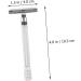 Angoily Vintage Manual Safety Razor Shaving Set Premium Barber Tool for Men | Silver 2-Pack for Perfect Beard Shave - Buy Online on GoSupps.com