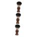 MAGICLULU 3pcs Styling Beard Brush Afro Soap Shape Beauty Tools Turban Mailbox Lace Ribbon Soft Men Beard Brush Beard Cleaning Brush Shaving Brush Man Wooden