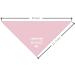 Baby Announcement Dog Bandana Pink Triangle Scarf for Small to Large Dogs | Cute Dog Accessories - Buy Online on GoSupps.com