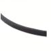 Black Satin Feel Narrow Headband with Metal Accent - Stylish Hair Accessory for All Occasions - Buy Online on GoSupps.com