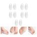 FOMIYES Thumb Brace & Big Straightener Separator Set - 5 Transparent Silicone Gel Bunion Relief Sleeves for Hallux Valgus Support - Buy Online on GoSupps.com