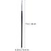 FOMIYES 5Pcs Eyeliner Brush Safe Portable Durable Eyeliner Applicator Makeup Tool Lipstick Brush 18x0.4cm Black - Buy Online on GoSupps.com