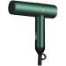 Foldable Small Hair Dryer with Diffuser Professional Ion Compact Travel Hair Dryer Portable 2 Speed/3 Heat Settings (Green)