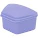 Buy Waterproof Denture Box - Portable Orthodontic Plastic Container (Purple) for Home Use - Secure Locking Design | International Shipping Available - Buy Online on GoSupps.com