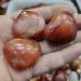 Natural Crystal Rough 3pcs Natural Heart-Shaped Colorful Red Carnelian Agate Flame Geode Stones - Buy Online on GoSupps.com