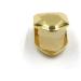 EXCEART 2Pcs Plated Gold Grillz Tooth Single Grill Cap Hip Hop Top Tooth Fang Tooth Decoration for Teeth Mouth Party Teeth Grills Golden - Buy Online on GoSupps.com