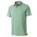 Mens Golf Shirt Moisture Wicking Dry Fit Performance Sport Short Sleeve Striped Golf Polo Shirts for Men Enerald Stripe XX-Large