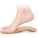 Premium Leather Orthotic Insoles | Arch Support for Flat Feet | Cushioned Foot Care Inserts Size 2.5-3 (W6/M4.5 - W7.5/M6 - Buy Online on GoSupps.com