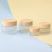 Beaupretty Cream Cosmetic Jars - 5ct Portable Wooden Travel Refillable Containers for Skincare - Buy Online on GoSupps.com