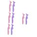 FOMIYES 8 Pcs Silicone Beauty Ruler Makeup Eyeliner Eye Liner Stamps Eyeliner Applicator Tool Girl Carla