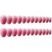 24pcs / set ovale court faux ongles pour femmes d grad couleur faux ongles couverture compl te salon maison manucure ongles art conseils avec de la colle Pink - Buy Online on GoSupps.com
