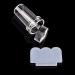 2pcs Clear Silicone Jelly Stamper with Scraper Clear Nail Art Jelly Stamper Nail Art Stamping Stamper for Manicure Tools Xmas Gifts Clear - Buy Online on GoSupps.com