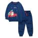 artie Baby Boys Comfortable Pyjamas for Kids Nightwear Children Footless 100% Cotton Long Sleeve Pjs Outfit Sets of 2 Pieces Pajamas for 12 Months to 8Years Old 2-3 Years Navy Blue