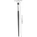 MUSISALY Animal Hair Makeup Brush Makeup Brush for Women Beauty Brushes Makeup Supplies Black - Buy Online on GoSupps.com