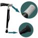 Telescopic Walking Stick Portable Alpenstock Titanium Alloy Lightweight Elderly Hiking Walking Stick Mobility aids Assist Tool Multi-Function Anti-Slip Walking Stick Hiking - Buy Online on GoSupps.com