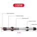 MODUODUO Aquarium Heater Submersible Betta Fish Tank Heater with Suction Cups Auto Thermostat Heater for Marine Saltwater and Freshwater (100W) - Buy Online on GoSupps.com