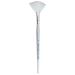 Silver Brush Limited 1504S6 Silverwhite Fan Brush  Watercolor  Acrylics  Gouache or Oil Brush  Size 6  Short Handle