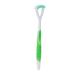 Tongue scraper cleaner tongue scraper flexible safe tongue cleaner with a long handle oral hygiene cleaning tool oral self -care in bad breath tongue cockroach with travel case (green)