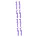 Ipetboom 8 Pcs Silicone Beauty Ruler Eyeliner Pencil Angled Eyeshadow Stencils Eyeshadow Stencils Plate Seal