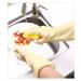 Long Beige Rubber Household Gloves | Reusable Cleaning & Garden Gloves | Durable Flushing & Car Wash Gloves (Size L) - Buy Online on GoSupps.com