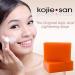 Kojie San - Skin Lightening Soap 4 x 65g Facial Bar Suitable for all skin types Whitens skin Removes red marks and scars 65g (Pack of 4) - Buy Online on GoSupps.com
