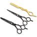 Professional 5.5" Hairdressing Scissors Barber Scissors Hair Trim and Cut thinning Combination Set for Barber Shop Salon and Home Use - Buy Online on GoSupps.com