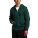 Soffe Men's Training Fleece Zip Hoodie Sweatshirt Small Dark Green