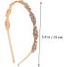 MAGICLULU hair accessories trend grace Metal European and American headband Fashion woman Rhinestones Headband Glitter Headband For Women's Hair crystal headgear scarf - Buy Online on GoSupps.com