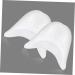 NOLITOY Pointed Toe High Heels - 1 Pair Silicone Gel Toe Protectors for Women - Dance Pointe Shoe Pads - White, Medium - Buy Online on GoSupps.com