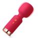 Mini portable vibration for women massage tab strong premium silicone hand massage devices with 10 vibration modes waterproof wireless small massage device rechargeable quiet (red)