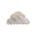 Vctitil Cute Cloud Shape Hair Claws Colorful Stripe Acetate Hair Clips Ponytail Holders Hair Jaw Clips Clamp Barrettes Hair Accessories for Women Girl Thin Thick Hair(small)