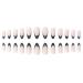 YoYoee Almond Fake Nails Cute Black Press on Nails Tips French Short False Nails Pearl Full Cover Stick on Nails for Women and Girls 24Pcs gorgeous 14 - Buy Online on GoSupps.com
