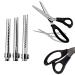 Stainless Steel Fabric Paper Pinking Craft Scissors - Zig Zag Serrated Edges - 4mm Size - for Embroidery, Sewing, and Upholstery - Buy Online on GoSupps.com