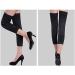 Buy 1 Pair Black Unisex Elastic Warm Knee Sleeves | Thermal Knee Brace Support for Ultimate Comfort - Buy Online on GoSupps.com