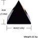 Natural Crystal Rough Pyramid Crystal Black Natural Obsidian Quartz Crystal for Home Decor Beautiful Lustrous Surface Stones and Crystals Crafts - Buy Online on GoSupps.com
