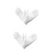 Angoily 20 Pairs Beauty Hand Gloves Cotton Gloves Cooking Prep Gloves Paraffin Hand Mitts Moisturizing Gloves Meal Prep Gloves Hand Moisturizer Gloves Mittens White Gloves Short Work