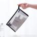 IKAAR Waterproof Transparent Cosmetic Bag | Small Toiletry Makeup Bag | PVC Zipper Pouch Black - Shop Internationally - Buy Online on GoSupps.com